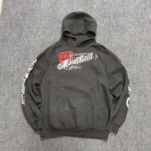 VTG Maui Built Pullover Hoodie Men's M Hawaii Island Pride Surfer Grunge Y2K